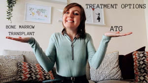 Aplastic anaemia treatment, blood results, living at home after treatment and more...